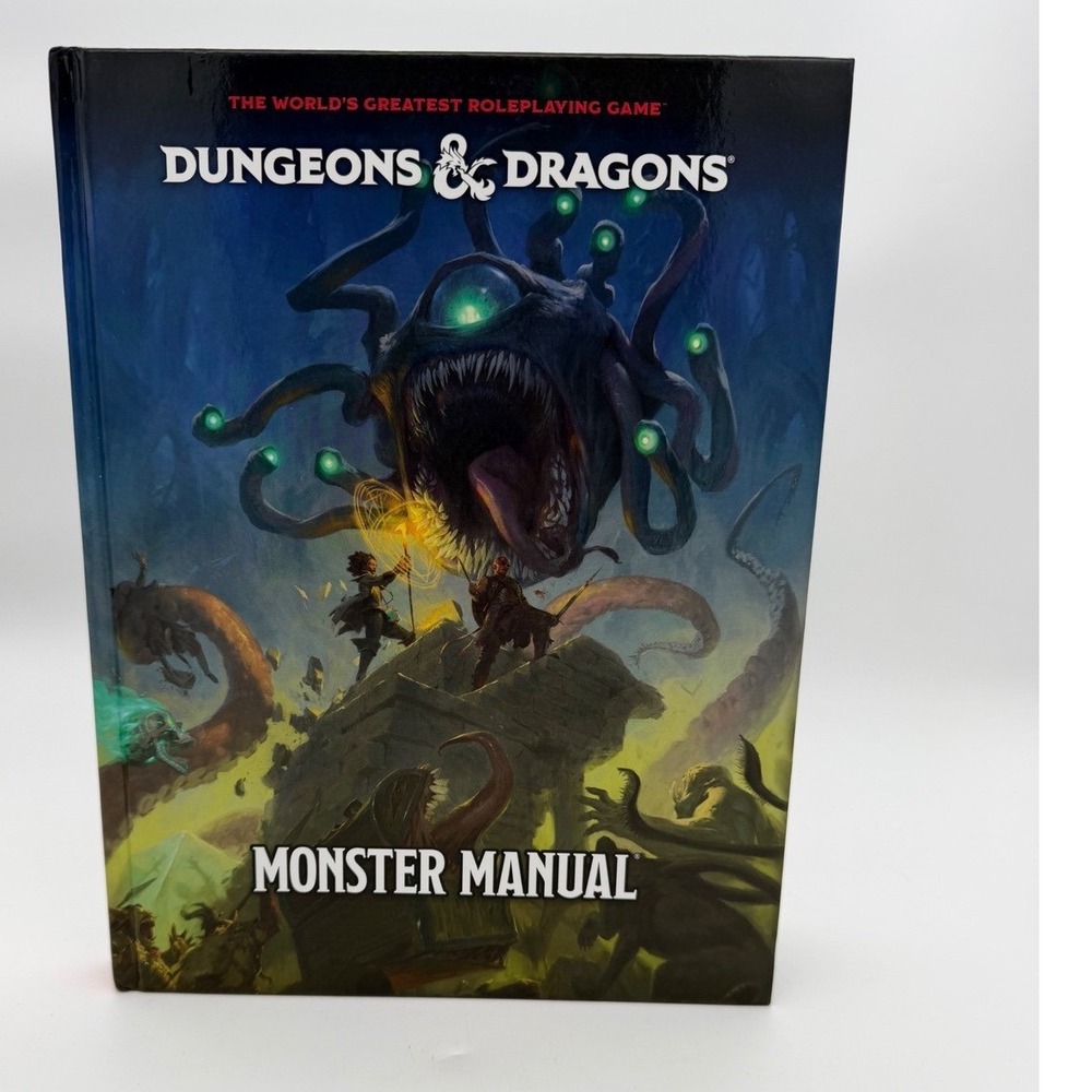 Dungeons & Dragons Monster Manual 5th Edition Hardcover Core Rulebook D&D 5e
